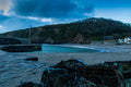 Moody beach