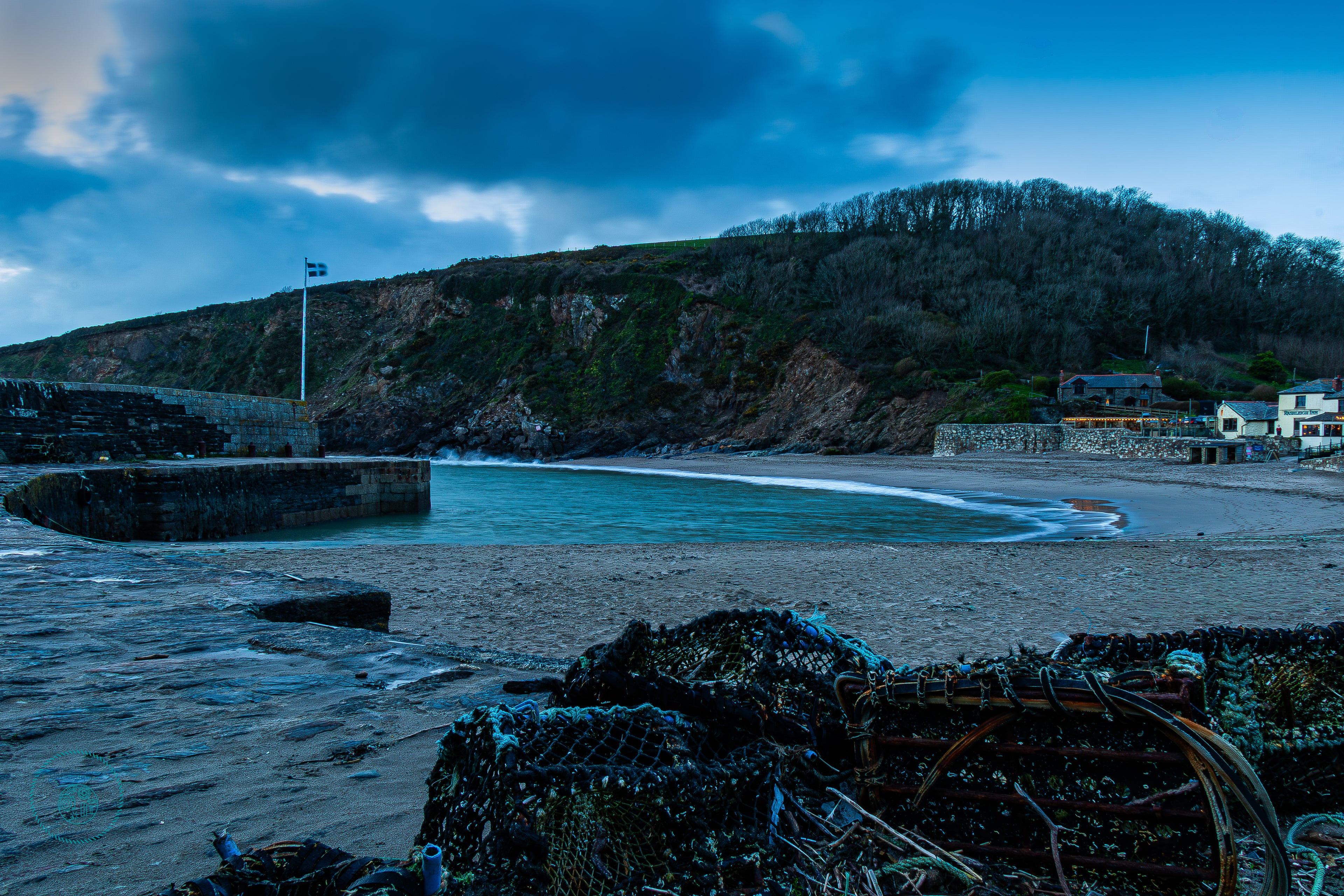 Moody beach